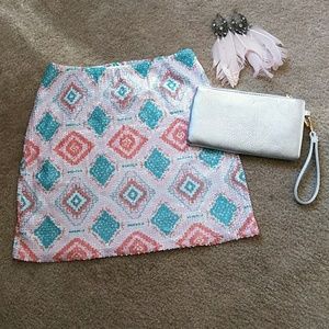 💥 FINAL SALE 💥Anthropologie Sequins Mini Skirt